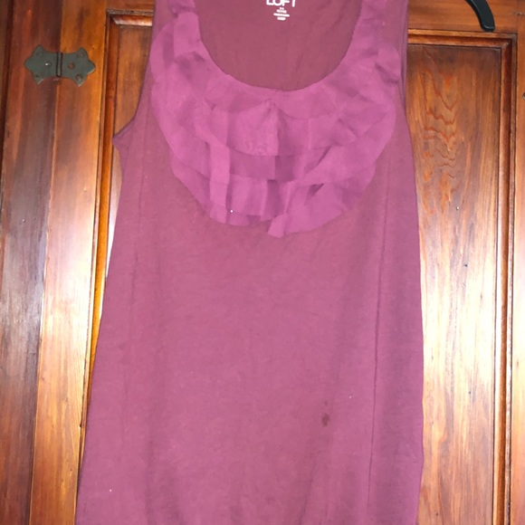 Ann Taylor loft sleeveless tank top shirt - Picture 2 of 5